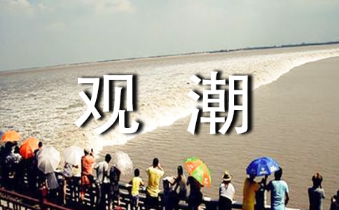 觀潮公開(kāi)課優(yōu)秀教案