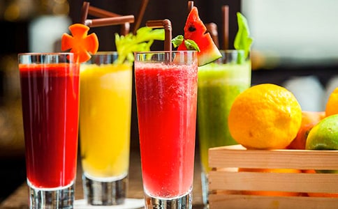 奶茶店果汁的制作方法