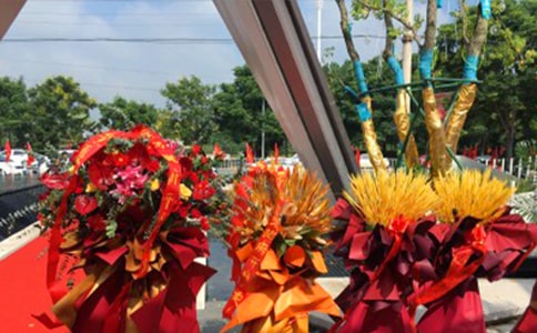 喬遷花籃賀詞110句