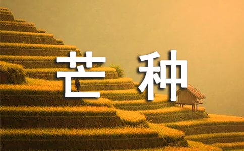 芒種溫馨問候語大全(精選60句)