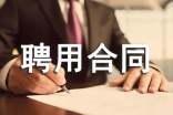 2016年聘用合同參考