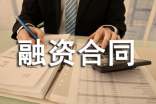 融資合同范本