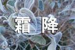 霜降溫馨問候語(通用40句)